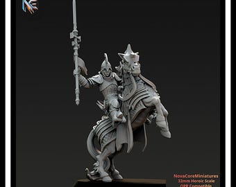 Vampire Knights - Vampiric Undead - One Page Rules| Sci-Fi Resin Miniatures | Fantasy Resin Miniatures| Tabletop Wargaming 32mm-Heroic Scale