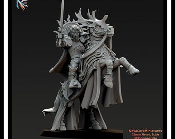 Lord Steed - Vampiric Undead - One Page Rules| Sci-Fi Resin Miniatures | Fantasy Resin Miniatures| Tabletop Wargaming 32mm-Heroic Scale