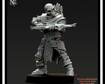 Skeleton Watch - Vampiric Undead - One Page Rules| Sci-Fi Resin Miniatures | Fantasy Resin Miniatures| Tabletop Wargaming 32mm-Heroic Scale