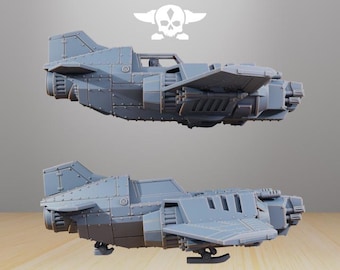Grim Guard Sf-19A Fighter Plane Sci-Fi Wargaming Proxy Miniatures | Grimdark Table top Soldiers 28mm Heroic ,Kitbash Set , Modular