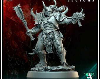 Marauder- Hellknights - Legions | High-Quality Miniature for DnD & Wargaming | Archvillain Games 32mm Scale Tabletop RPG | 32mm Base