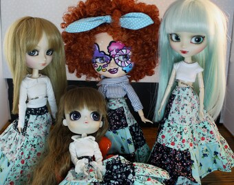 Jupe à plusieurs niveaux Country Life pour Pullip, Blythe, Dal, etc.