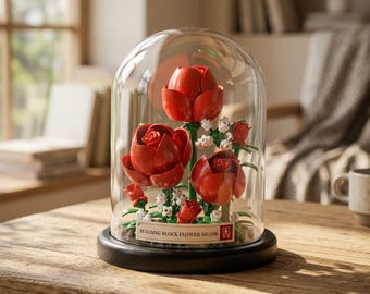 Bouquet De Fleurs Éternelles – Micro Bloc De Construction, Bonsaï Décor, Plante En Pot, Jouets Puzzle, Décoration Maison