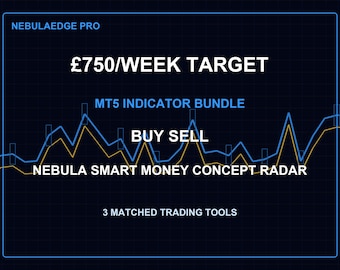 Paquete de indicadores Nebula Smart Money Concept Radar para MT5, herramienta de trading Forex para comprar, vender, mantener y salir.