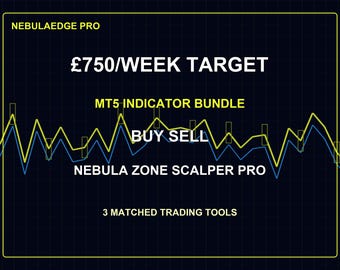 Paquete de indicadores Nebula Zone Scalper Pro para MT5, herramienta de trading Forex para comprar, vender, mantener y salir.