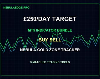 Paquete de indicadores Nebula Gold Zone Tracker para MT5, herramienta de trading Forex para comprar, vender, mantener y salir.