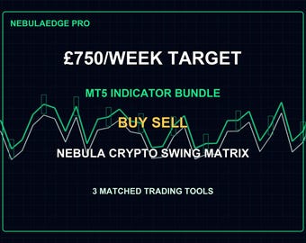 Paquete de indicadores Nebula Crypto Swing Matrix para MT5, herramienta de trading Forex para comprar, vender, mantener y salir.