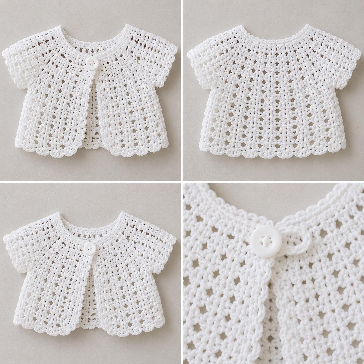 39 Crochet Shrug Patterns with Lace, Granny Squares, and Sleeves 30 Crochet Baby Shrug