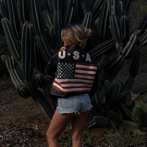 Chaqueta bomber universitaria con la bandera de EE. UU., chaqueta de motociclista para hombre y mujer, chaqueta motera, parche de la bandera estadounidense, ropa urbana unisex, regalo para él y para ella.