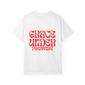 Mid Weight - Calm8Collective Grace Bold Back Print Tee | Heavy Minimal Graphic Shirt UK PROVIDER