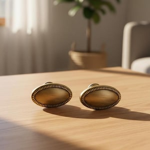 Dooroom Brass Drawer Pulls Vintage French Design T Handle Cabinet Knobs Antique Furniture Hardware Decorative Accents