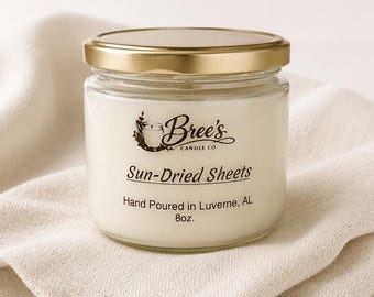 The Minimalist Candle- 8oz 100% Natural Soy Wax