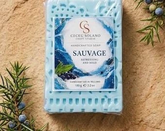 Handgemachtes Seifenstück, inspiriert von Sauvage