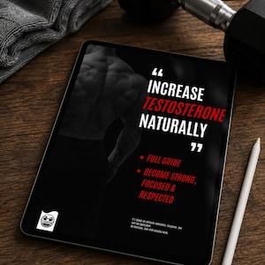 Increase Testosterone Naturally – Men’s Health & Self Improvement Guide (Digital Download)