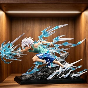 Hunter x Hunter Killua Zoldyck figuur 18 cm, PG Anniversary GK beeldje, anime verzamelmodel, Killua bureaudecoratie cadeau