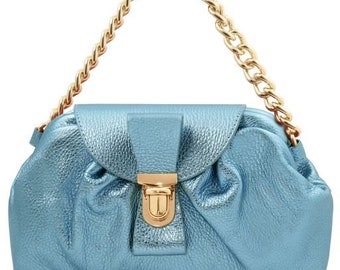 Genuine leather women's bag made in italy