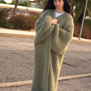 Long Oversized Mohair Coat main image 0