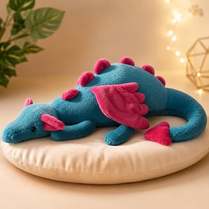 ABOOFAN Animal En Peluche Dragon Chinois 2024 Poupée Dragon Du Nouv An Chinois Oreillers Calins Doux Annee Du Dragon Zodiaq Am
