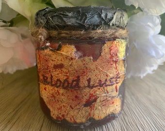 Halloween Potion Bottle/Jar Blood Lust