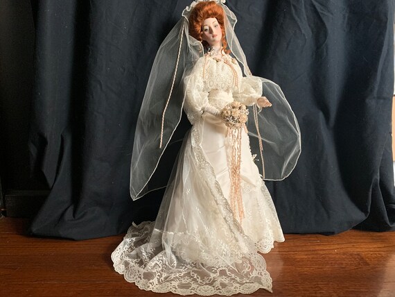 Franklin heirloom dolls gibson girl bride sale