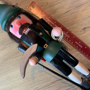 wooden  15 &quot;Mountain climber Nutcracker Figurine