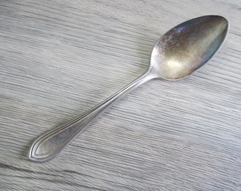 Vintage Spoons Holmes & Edwards -XIV 1910 Washington silver Serving Spoons