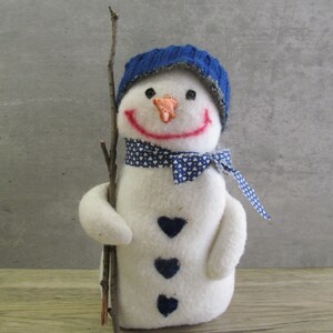 Handmade  One of  a Kind Winter Wonderland Snowman
