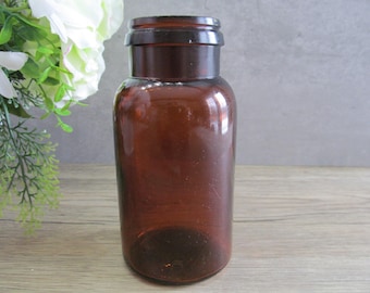 Antique Amber Glass Baby Food Bottle - 1893 Eskay Co. Apothecary Charm