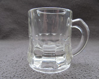 Vintage Glass Mini Mug: Shot Glass, Toothpick Holder, Vase