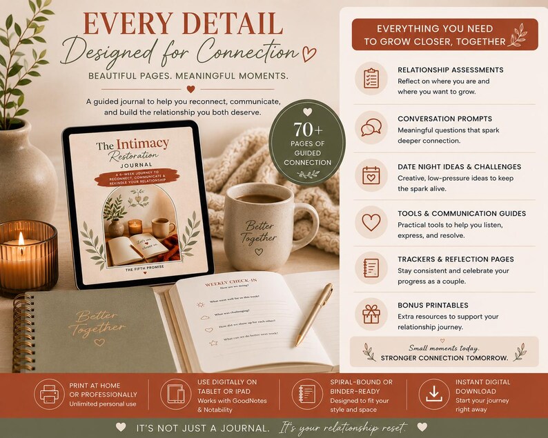 31-day Couples Reconnect Challenge | Relationship Journal ...