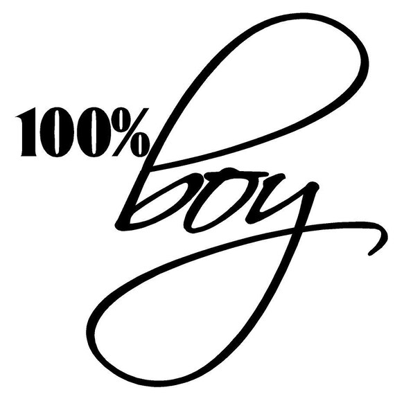 Items similar to 100 boy Quote Vinyl Wall Decal on Etsy