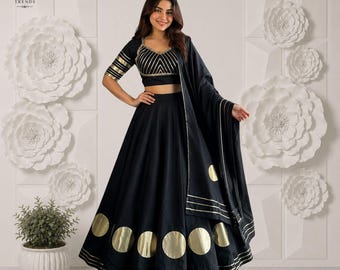 Roman Silk Lehenga Choli Set, Mirror Work Chaniya Choli, Ready to Wear Garba Outfit