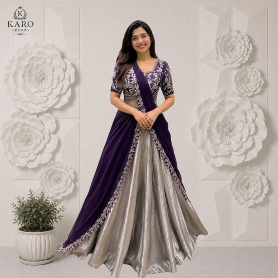 Super Trending Party Wear Lehenga Choli with Ready-Made Embroidered Blouse