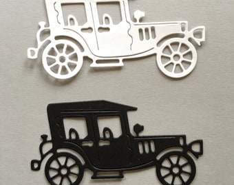 Vintage Car Cut Out With Photos Etsy