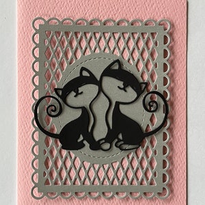 Cat Die Cut ~ Paper Cut Out ~ Card Embellishment ~ Scrapbook ...