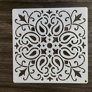 Flower Mandala Stencil Pattern / Reusable Stencils / Art Stencil / Craft Stencil / Paint Stencils / Crafting Stencils / Wall Stencils