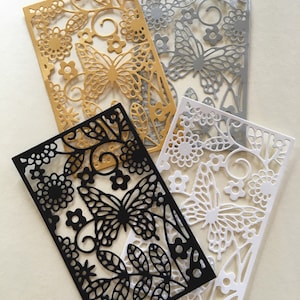 Corte de papel de borboleta, recorte de papel de borboleta, frentes de cartão, para scrapbooking e fabricação de cartões
