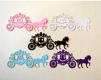 Horse & Carriage Die Cut ~ Cut Out ~ Embellishment ~ Card Embellishments ~ Scrapbooking ~ Card Making