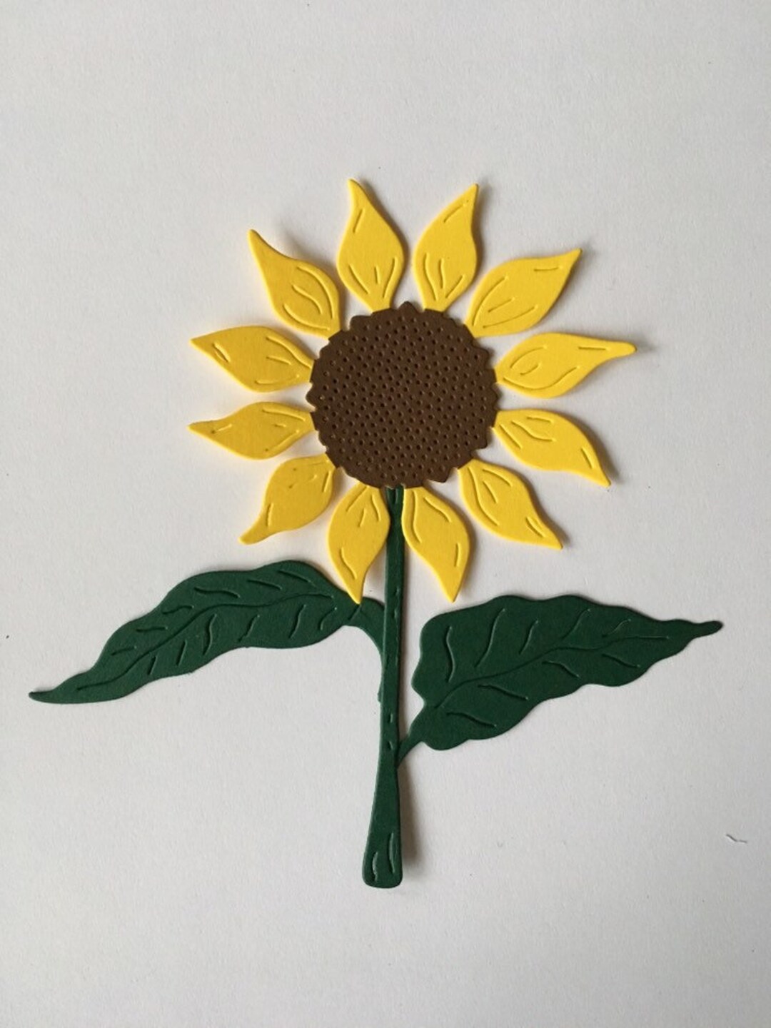 Sunflower Die Cuts Sunflower Cut Outs Fall Embellishment Sunflowers