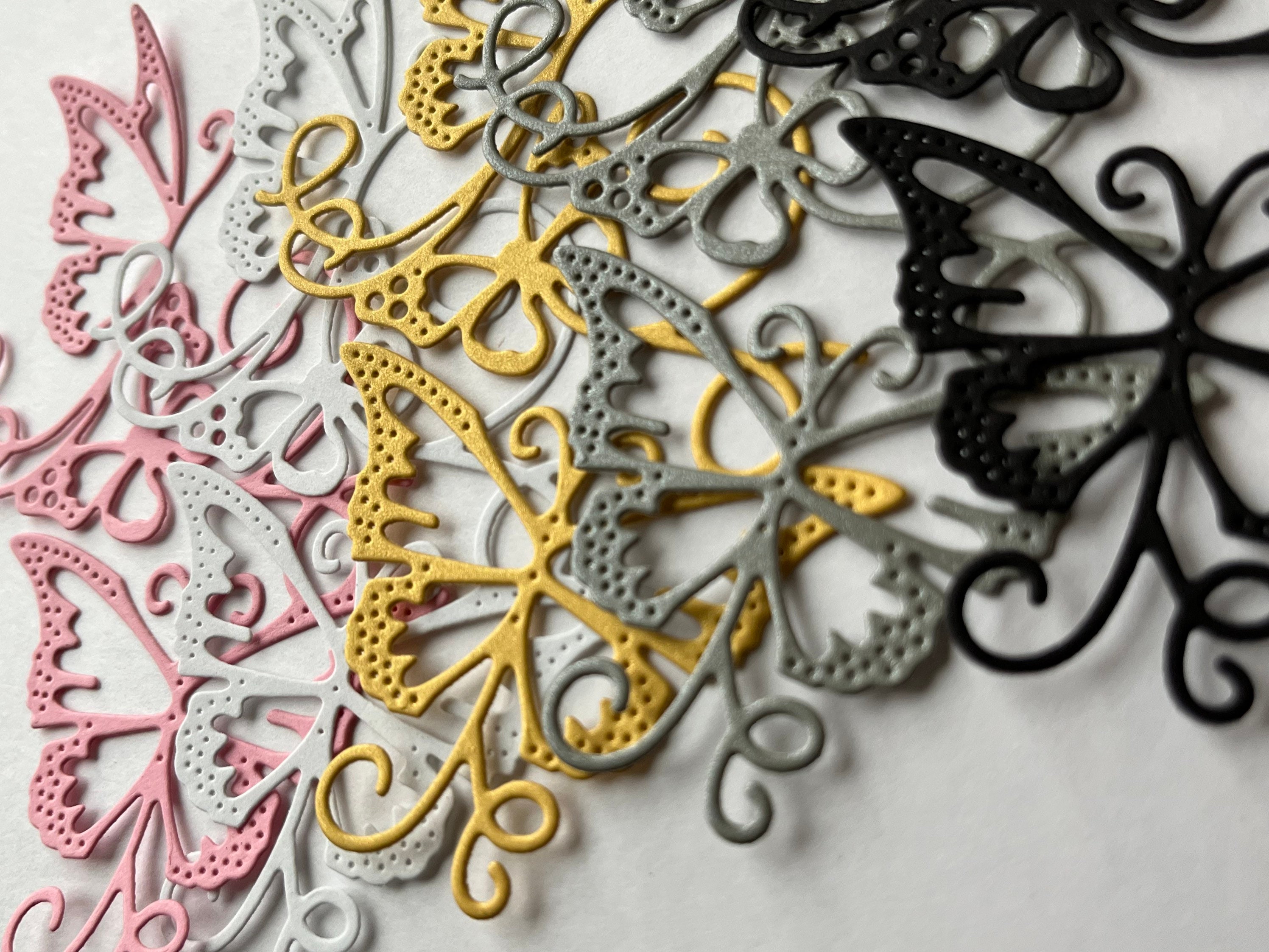 Butterfly Paper Die Cut, Butterfly Paper Cut Outs, for Scrapbooking and ...