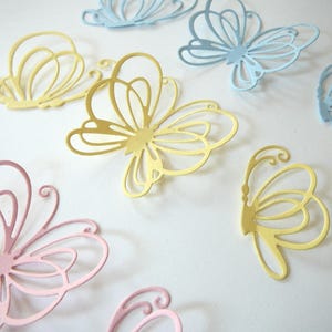 3pc. Butterfly Paper Die Cuts, Butterfly Paper Cut Outs, For Scrapbooking and Card Making, Junk Journal