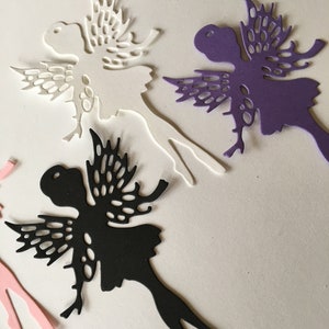 Fairy Die Cut Paper Cut Out Embellishment for Scrapbooking, Card Fronts ...