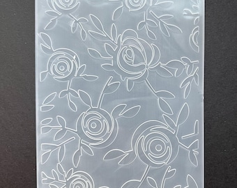 Flower Embossing Folder for Card Making, Scrapbooking, Junk Journaling