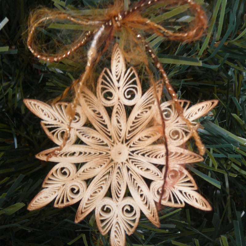 Quilled Christmas Ornaments Etsy