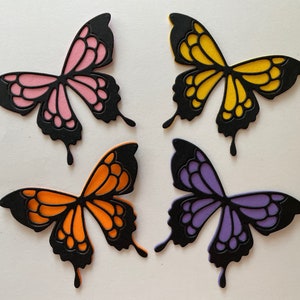 Corte de papel de borboleta, recortes de papel de borboleta, para scrapbooking e criação de cartões