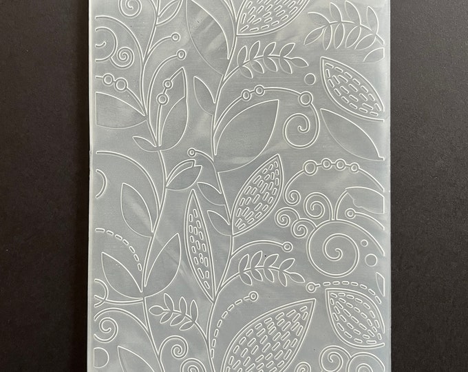 5 X 7 Leaf Vine Embossing Folder for Card Making & Scrapbooking ...