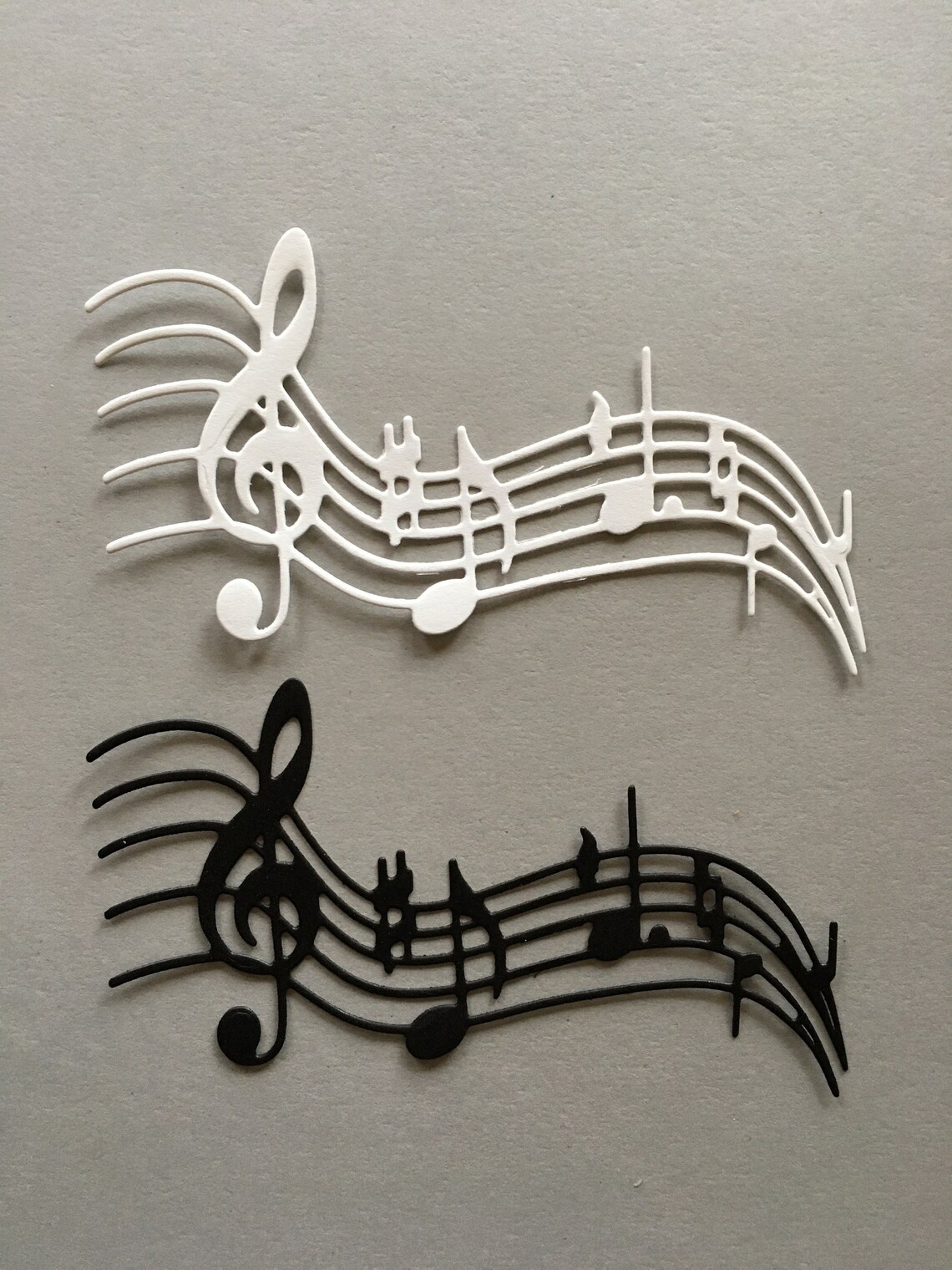 Music Note Die Cut Embellishment for Scrapbooking & Card Etsy