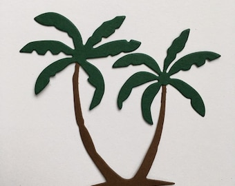 Palm Tree Paper Die Cut Embellishment ~ Scrapbooking ~ Card Making ~ Junk Journal