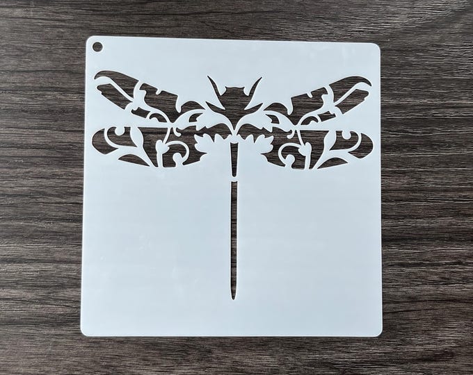 Reusable Plastic Mylar Dragonfly Stencil Pattern / Art Stencil / Craft ...