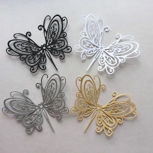 Papier papillon découpé, papier papillon découpé, pour le scrapbooking et la fabrication de cartes